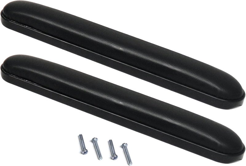 Alco Heavy Duty Full Length (13-7/8") Wheelchair Arm Pads, Black (Pair), Universal: Fits Most Medline, Drive, Invacare, E&J, Guardian, Lumex, Tuffcare, Other Full Arm Manual Wheelchairs - Image 1
